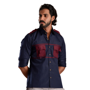 Men's Green Tint Hunting Cotton Shirt - Premium Outdoor Comfort | Jaipurio